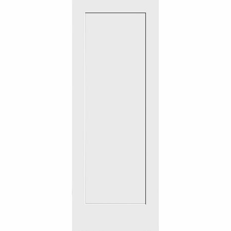 CODEL DOORS 26" x 80" Primed 1-Panel Interior Shaker Slab Door 2268pri8401
